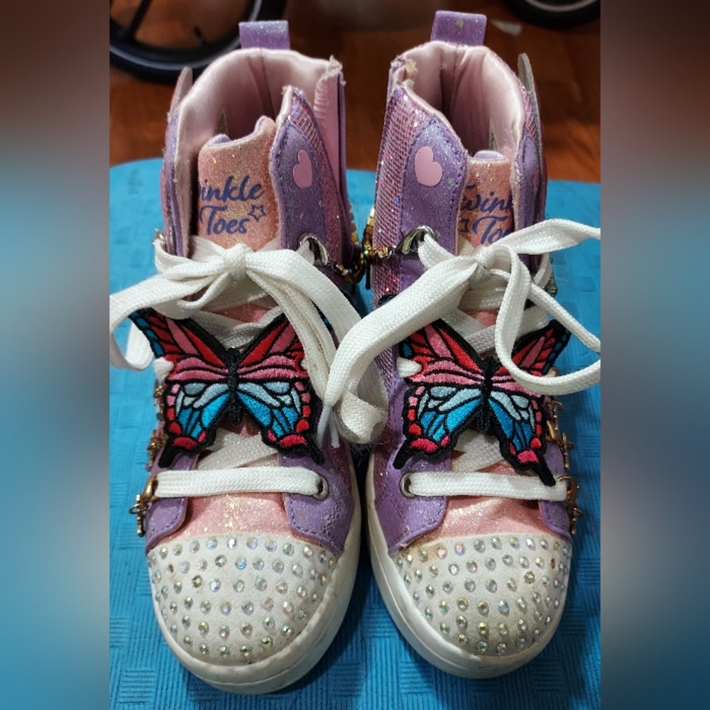 Butterfly sketchers sneakers